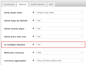 Opción 'Is multiple allowed' en la configuración del plugin